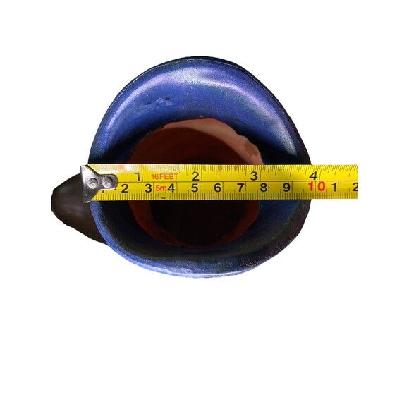 Texas Flag Boot Flower Vase Rustic Weathered Look Hand Painted Horseshoe Star 9” - Picture 9 of 11